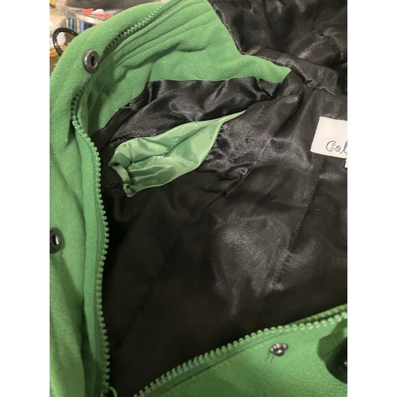 KC Collections Little Girls Green Pea Coat, Back to School Classic Large 4T - Picture 14 of 16